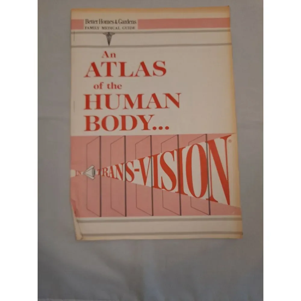 Better Homes & Gardens Family Medical Guide W/ Atlas Of‎ The Human Body Pamplet